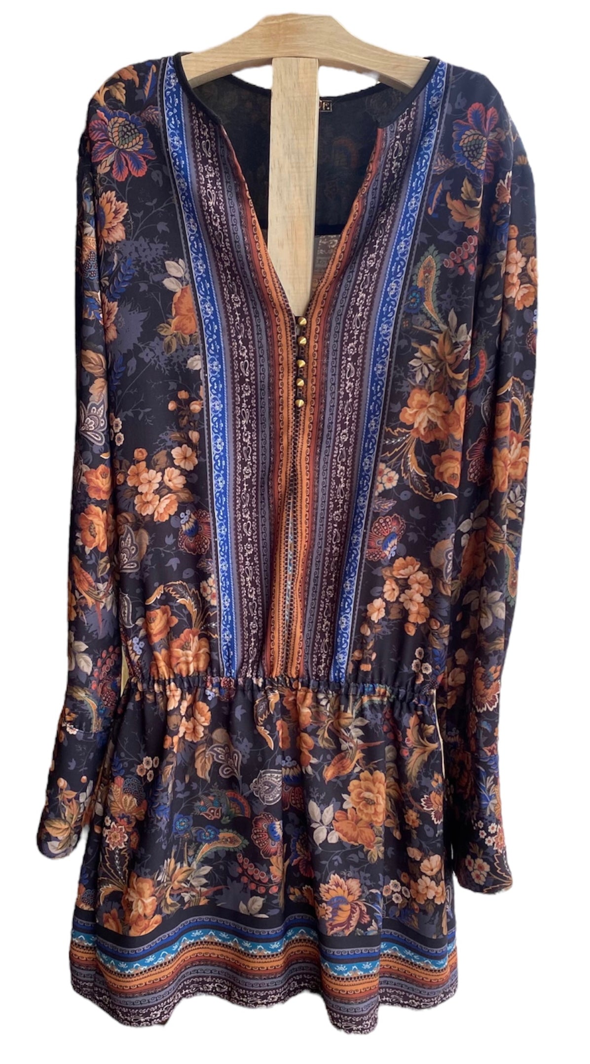 VESTIDO CORTO ESTILO GITANO CORTO