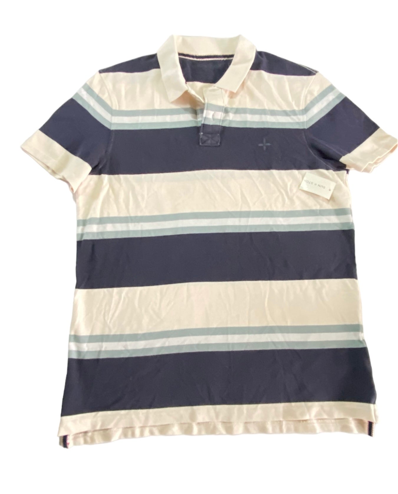 CAMISETA POLO A RAYAS "SUN STONE"
