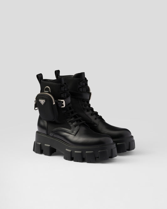 Botas Militares Monolith de Piel y Re-Nylon con Pouch